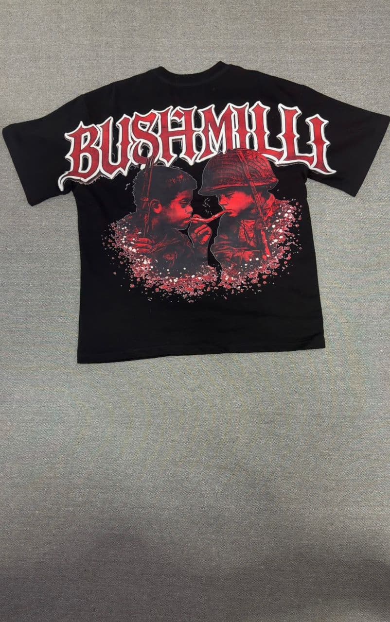 BushMilli black graphic tee